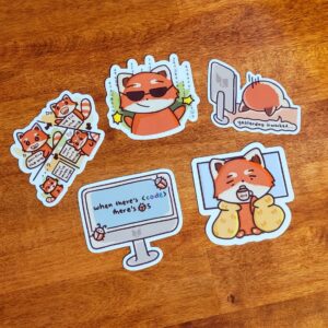 all the stickers
